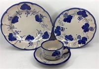 4 Pieces of Solimene Italian China Set