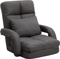 Floguor Indoor Floor Chair With Armrest And