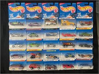 25 - Hot Wheels cars