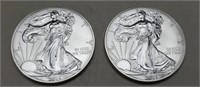 (2) 2015 Silver Eagles, BU