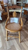 Sampler chair