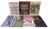 VARIOUS OUTDOOR SIGNS