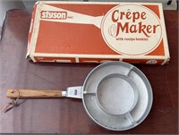 Styson Crepe maker with the recipe booklet, in