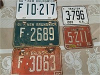 5 NB license plates