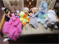 Stuffed Animal Lot-1 is also a blankie rolled