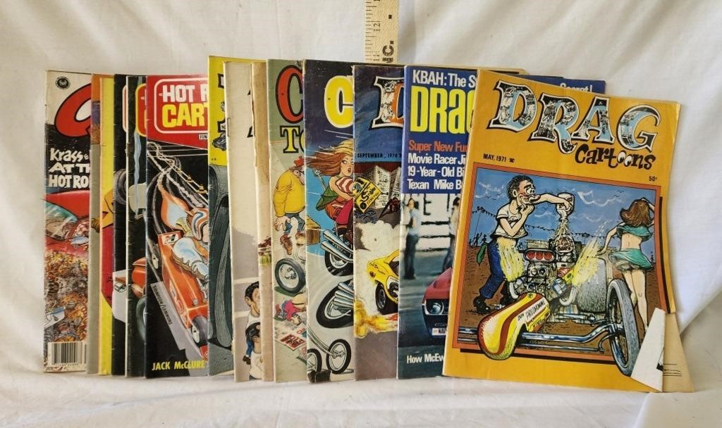 Comic Books: CarToons, Hot Rod, CycleToons