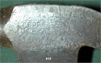 Claw hammer marked PROPERTY OF N.Y.C.R.R. CO