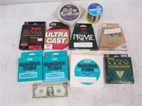 Lot of Unused Fishing Line - Abu Garcia, Berkeley