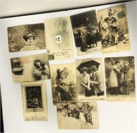 10 Vintage Postcards(one marked 1905)