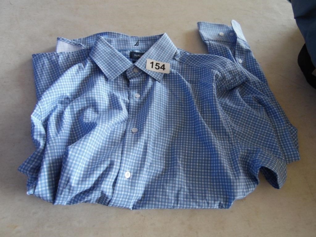 NAUTICA SHIRT, SIZE MEDIUM, SLIM, NEW WITH TAGS