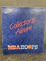 NBA Hoops card collectors album binder w/ sleeves