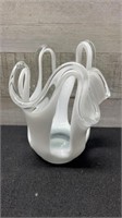 Murano Art Glass Vase 5.5" High X 4.75" Diameter