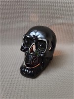 Black Skull Tealight Candle Holder