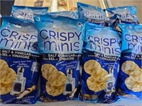 Crispy Minis QUAKER Salt & Vinegar 100g x8 BB 6/24