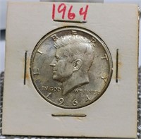 1964 UNC KENNEDY HALF DOLLAR