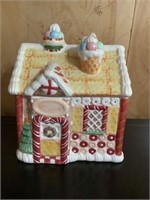 Candy house cookie jar 11 1/2 inch high