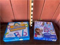 Frozen and ABC letter boxed game sets