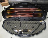 Browning compound bow with hardcase.