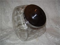 GLASS CANISTER WITH LID