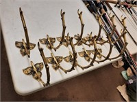 11 brass hangers