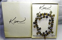 NIB Kim Rogers Swarovski Crystal Stretch Bracelet