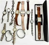 12 Vintage Ladies Wrist Watches