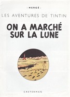 Tintin. On a marché sur la lune