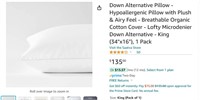 SAATVA Down Alternative Pillow