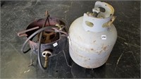 Propane burner with tank (Tank Empty)