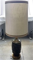 1960s Relief Pattern Lamp 45.5x16in