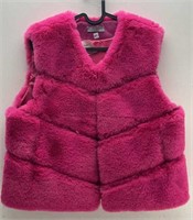 Hot Pink Fur Vest size Medium