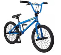YOUTH GT BMX BANK BICYCLE, BLUE  WITH YELLOW AND