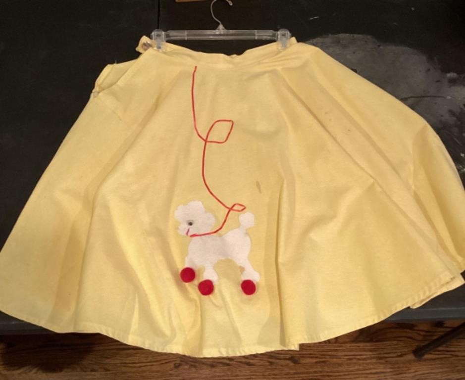 Vintage poodle skirt
