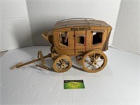 Wells, Fargo & Co Wooden Wagon