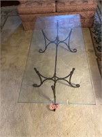 Cast Iron Frame Living Room Table