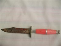Pink Bowie Knife 5" Blade