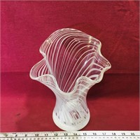 Swirl Art Glass Vase (10" Tall)