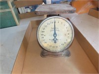 Old American family kitchen scale.