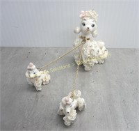 Spaghetti Figurine Poodle Family
