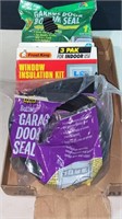 Window insulation kit & Garage door seal