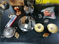 Embossed Serving Platter, Pots, Globe, Other Metal