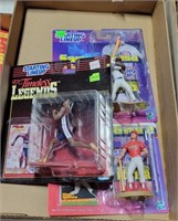 3 NOS KENNER STARTING LINEUP ATHLETE FIGURES