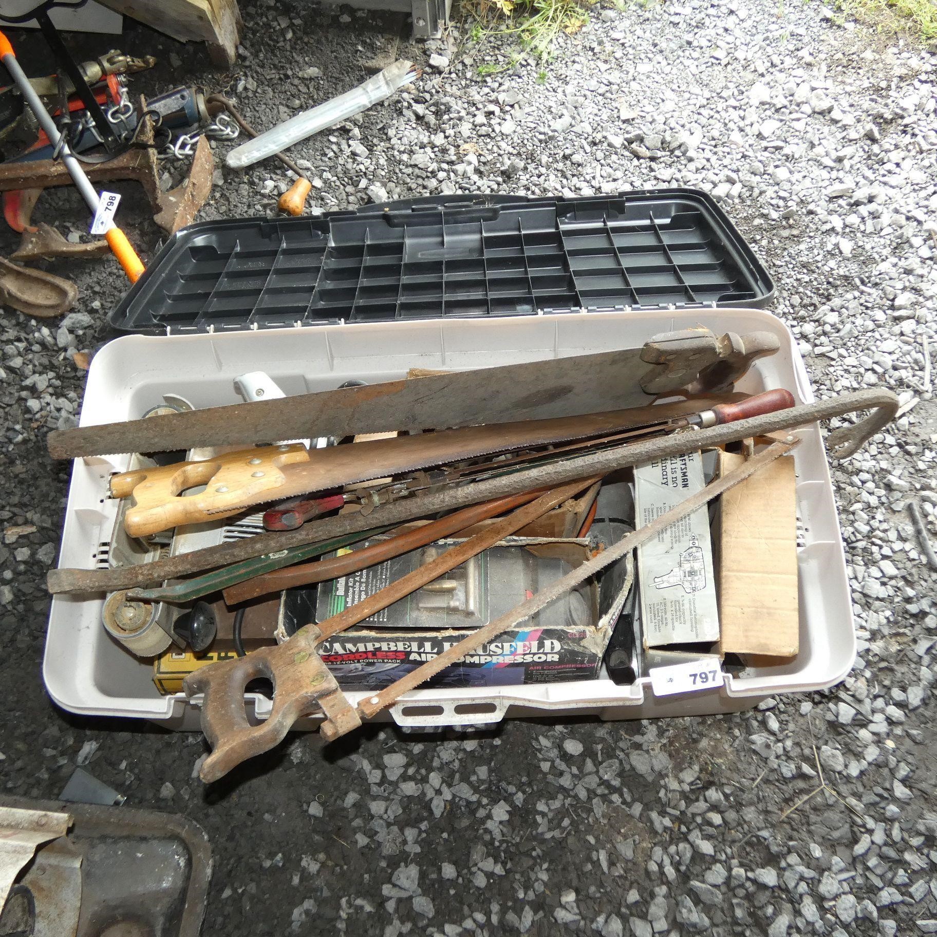 Large Lot of Assorted Tools, Etc