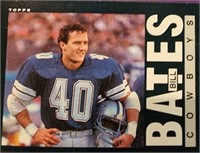 4 Bill Bates Topps #38 NFL Cards