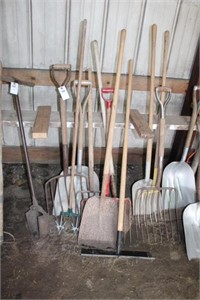 Garden Weeder, Shovels, Pitch Forks