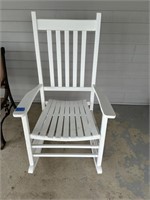 white rocking chair for porch