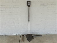 D Handle Trenching Shovel & Two Adze