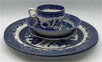 Lot Of Blue & White Porcelain Dishes Including