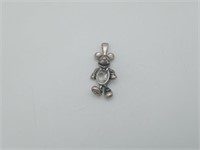 Mickey Mouse Sterling Silver Charm Pendant