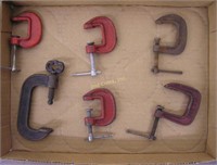 1" C-Clamps Lot